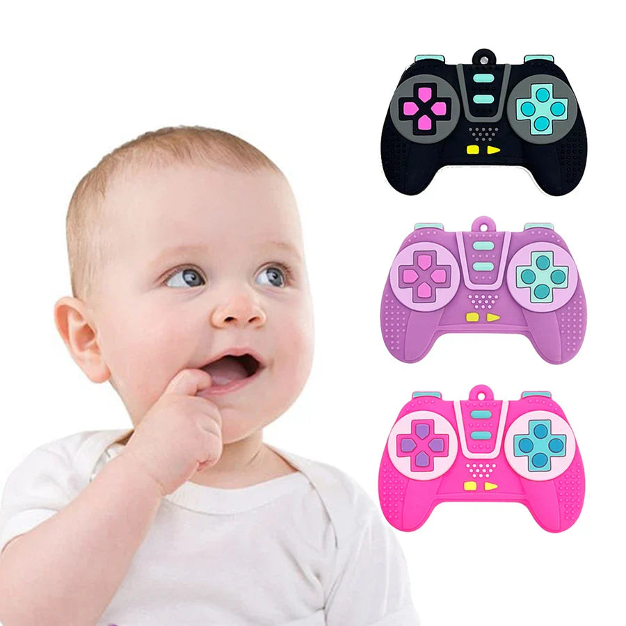 Children’s Silicone Remote Control Teether – Baby Gum Pain Relief, Safe Chew Toy for Infants & Toddlers